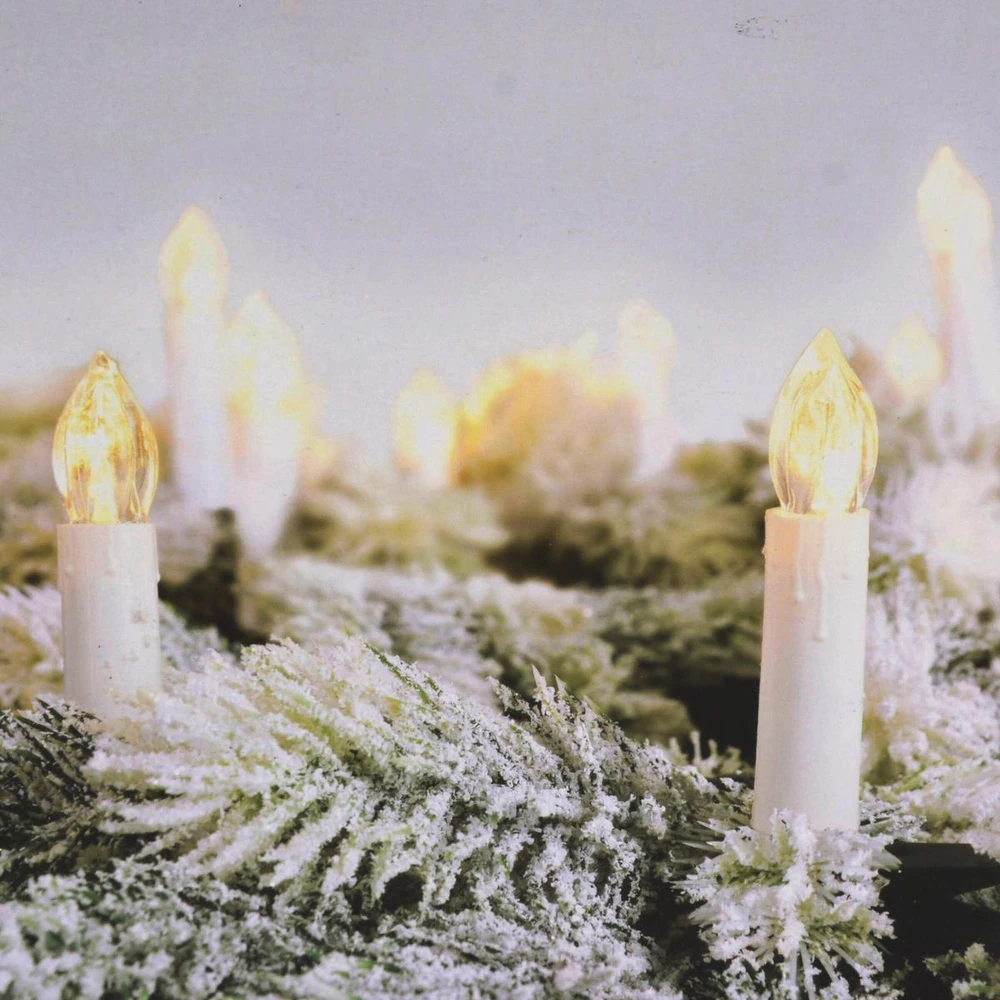 Christmas Gifts KALĖDINĖS LEMPUTĖS GIRLIANDA ŽVAKUTĖS 50 LED ŠILTA BALTA 518423