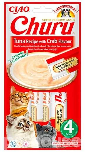 Churu Cat tunas ir krabai 56g, 1 vnt.