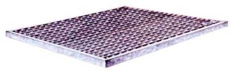 Grąžtas Cinkuotojo plieno tinklelio grotelės Aco 40x60cm batams val.