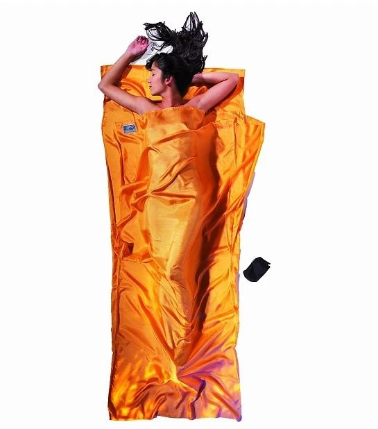 Cocoon TravelSheet Silk Sleeping Bag Liner, Sunset Geltona