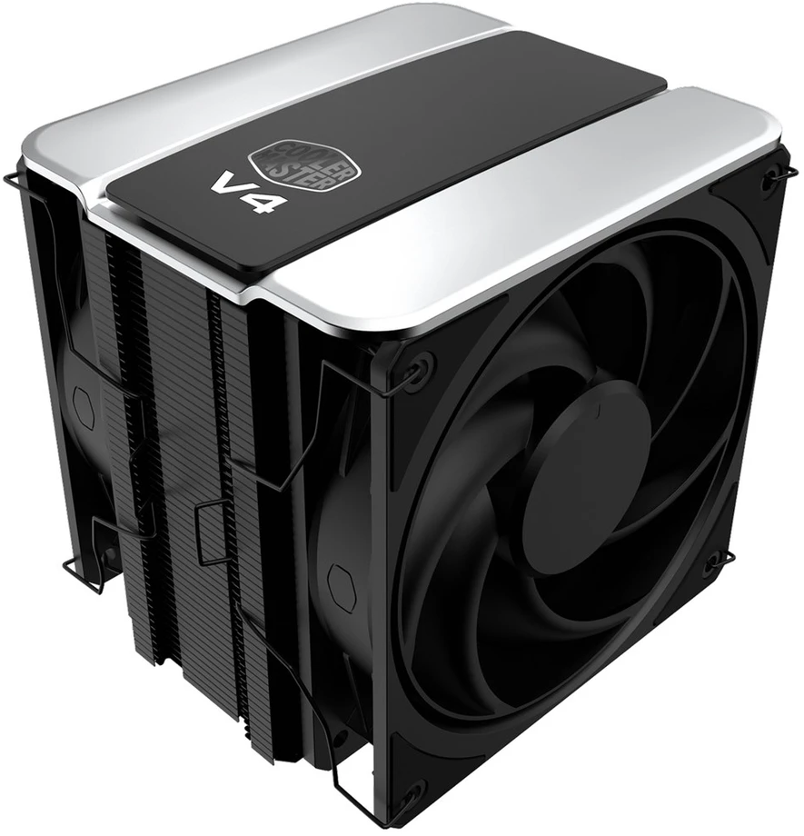 COL Cooler Master V4 Alpha 3DHP Juodas Procesorius Orinis aušintuvas 12 cm Juoda 1 vnt