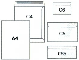 College Vokai C6, 114x162mm, su nuplėšiama juostele, baltos spalvos, 25vnt