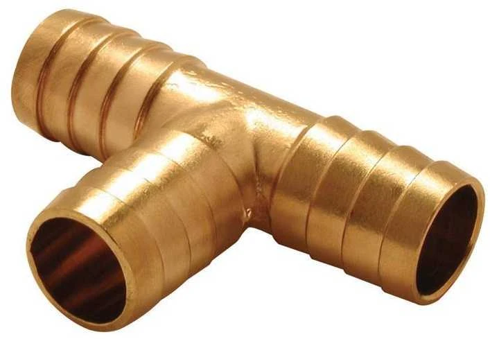 Color_Tap Trišakis žarnoms sujungti, TDM Brass, 3/8 IN