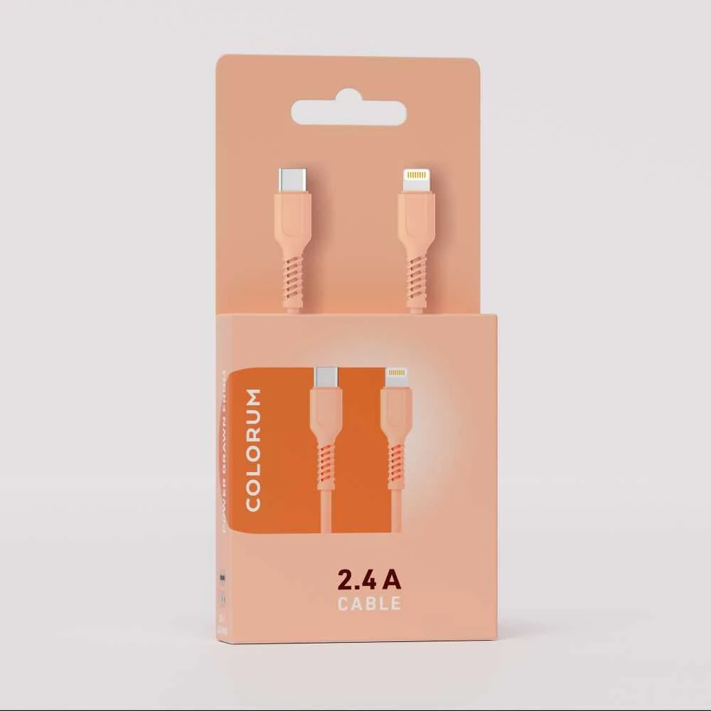 COLORUM laidas USB-A – USB-C 1,8m 3A CK60-AC-05 xGeltonas