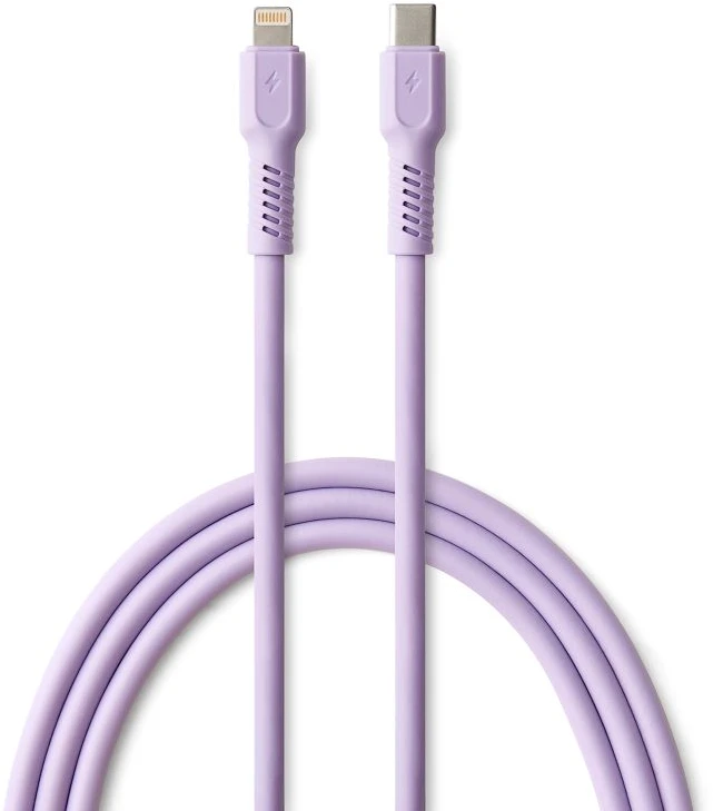 COLORUM laidas USB-C – Lightning 1,8m 2,4A CK12-CL-09 xLavenda