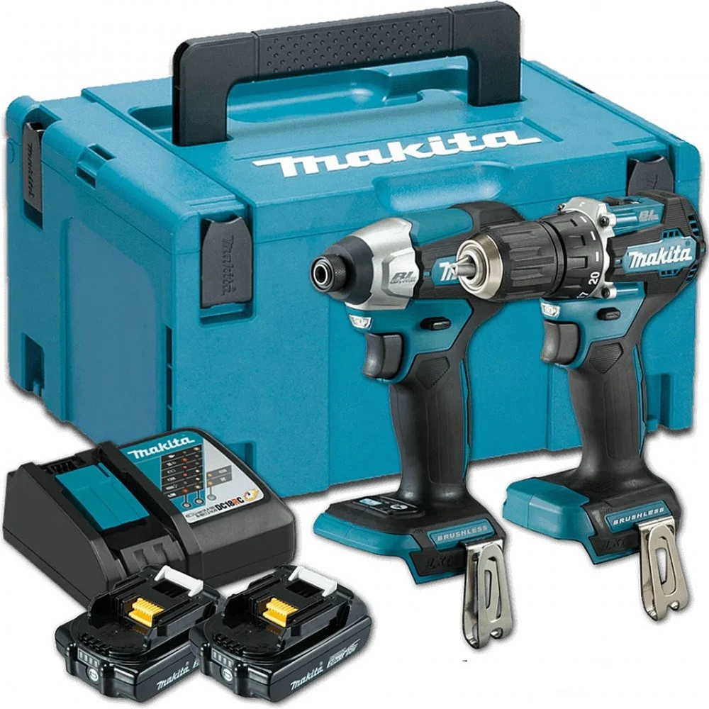 Makita Combo Set Li-Ion 18V LXT DDF487+DTD157 2*2.0Ah