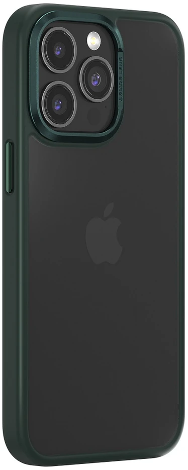 Comma dėklas, skirtas Joy Elegant, skirtas iPhone 15 Plus tamsiai žalios spalvos
