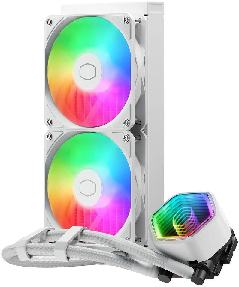 Cooler Master MasterLiquid 240 Core II ARGB baltas