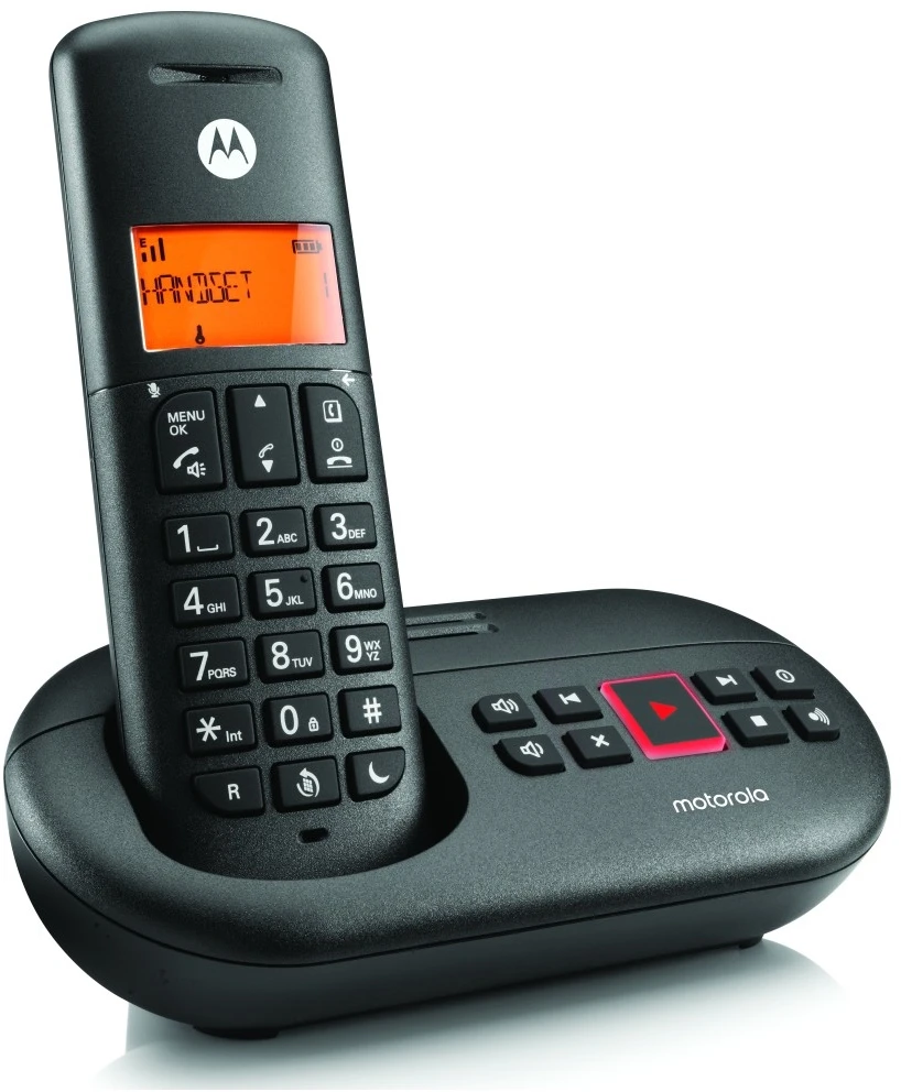 Belaidis telefonas su atsakikliu Motorola E211 juodos spalvos