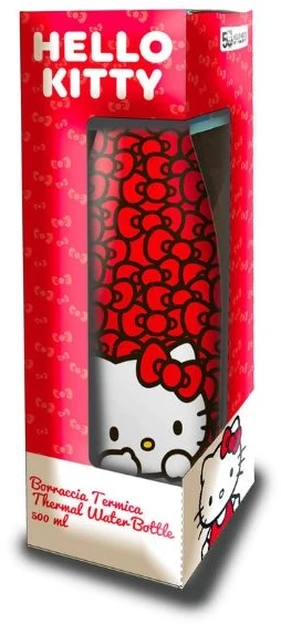 Coriex Hello Kitty vandens buteliukas 500 ml raudonas 10683