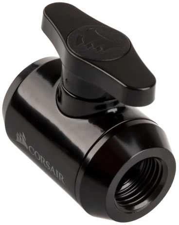 Corsair Hydro X Series XF Ball Valve - juodas