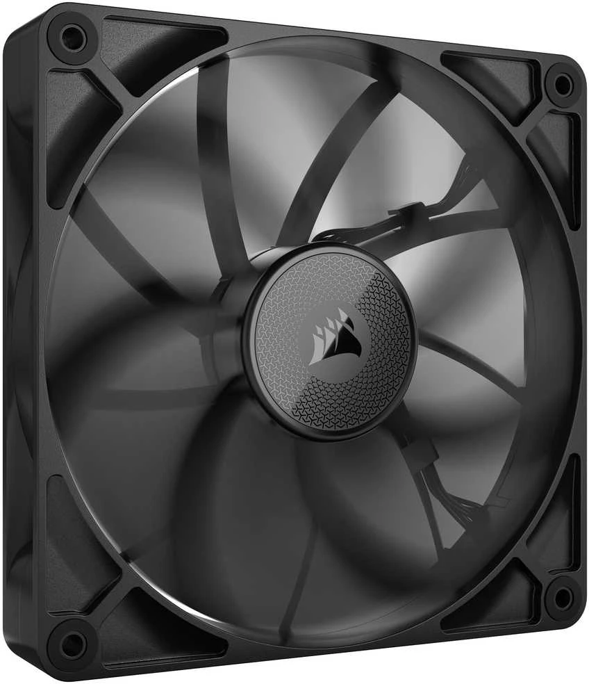 Corsair iCUE LINK RX140 Series, PWM korpuso ventiliatorius 2er Pack – 140mm, juodos spalvos