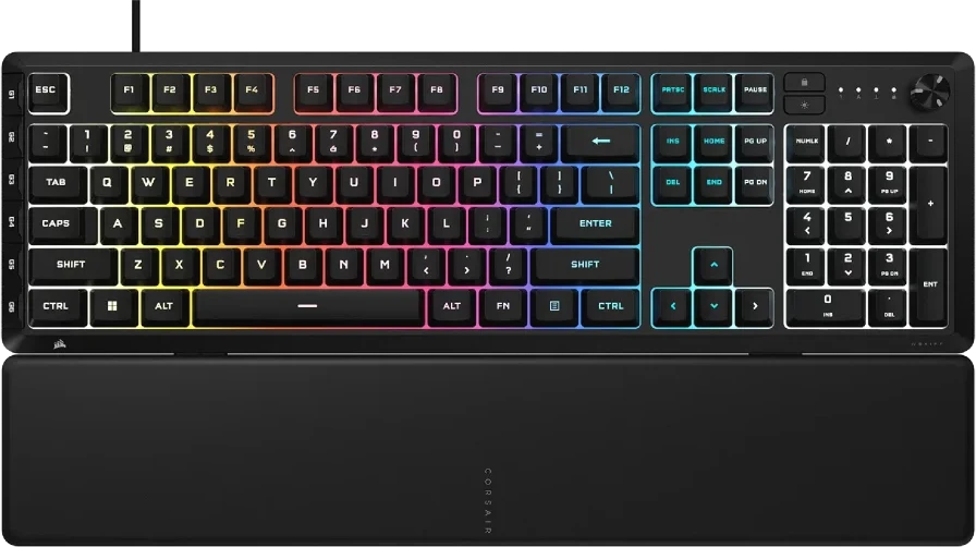 CORSAIR SKIFF 100 PLUS Žaidimų Klaviatūra | Juodas, Membrane