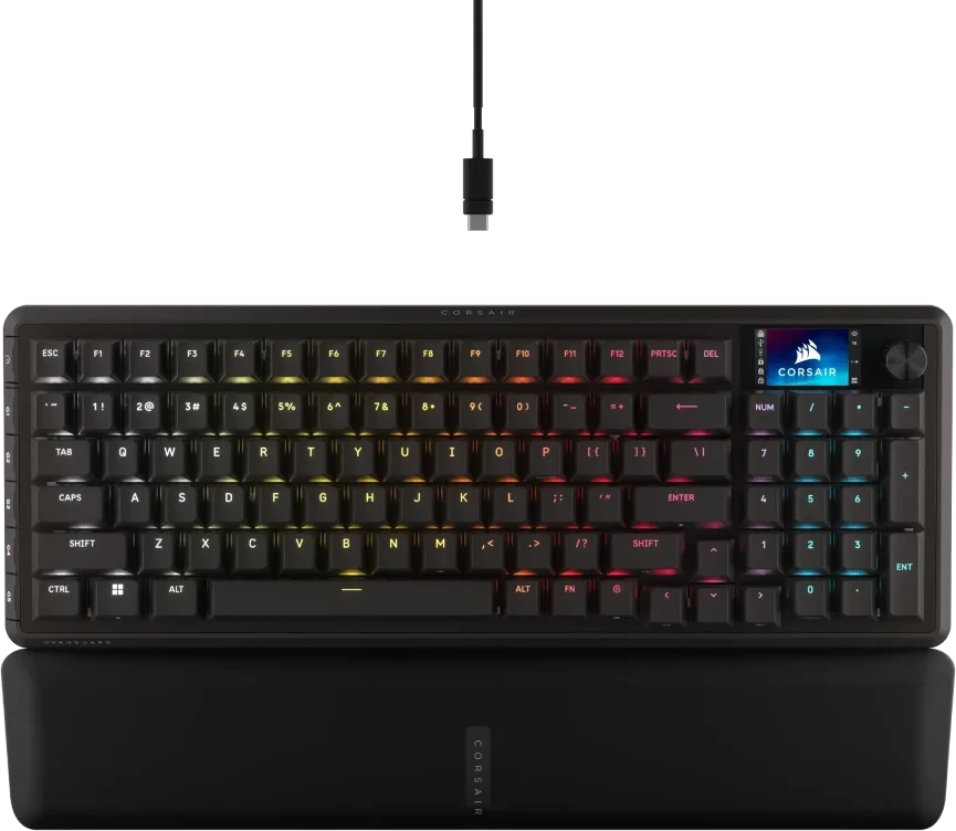 CORSAIR VANGUARD 96 Mechaninė klaviatūra žaidimams CORSAIR MLX Plasma