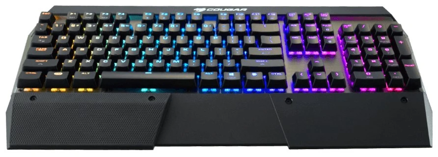 COUGAR CGR-Attack-X3-RGB klaviatūra Žaidimams USB QWERTY Anglų Juoda