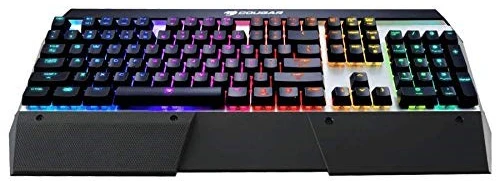 COUGAR CGR-WM1MB-ATR klaviatūra Žaidimams USB QWERTY Anglų Aliuminis, Juoda