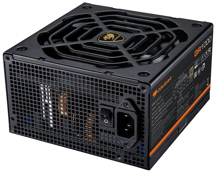 COUGAR CGRGDN-1000 maitinimo blokas 1000 W 20+4 pin ATX ATX Juoda