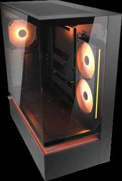 Cougar Gaming kompiuterio korpusas CFV235 TG 240 REV+120ARGB FAN RGB HUB SYNC LED STRIP