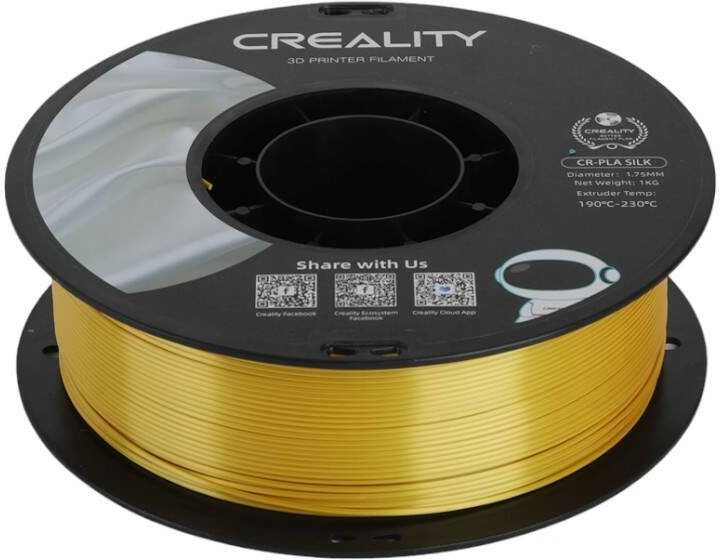 Creality CR-PLA Silk - 1.75mm - 1kg - Auksinis