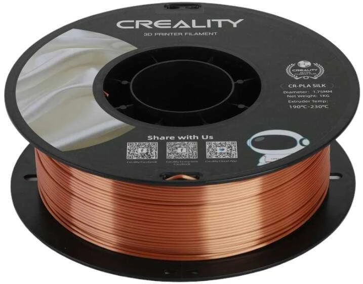 Creality CR-PLA Silk - 1,75mm - 1kg - Raudona Copper