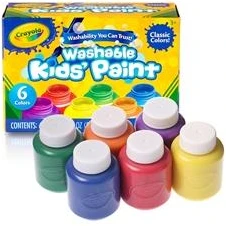 Crayola, Inc. CRAYOLA nuplaunami dažai, 6 vnt., 54-1204