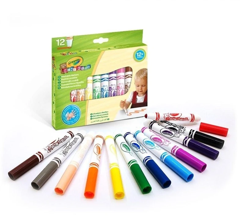 Crayola, Inc. FLOMASTERIAI CRAYOLA MINI KIDS 12VNT