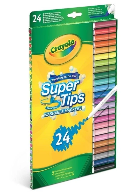 Crayola, Inc. FLOMASTERIAI CRAYOLA WASHABLE 24VNT