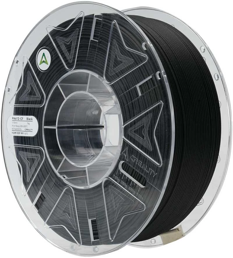 Creality Hyper PA612-CF, 1.75mm, 1kg, juodos spalvos