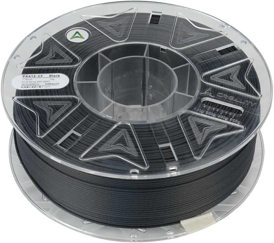 Creality Hyper PA612-CF, 1.75mm, 1kg, juodos spalvos