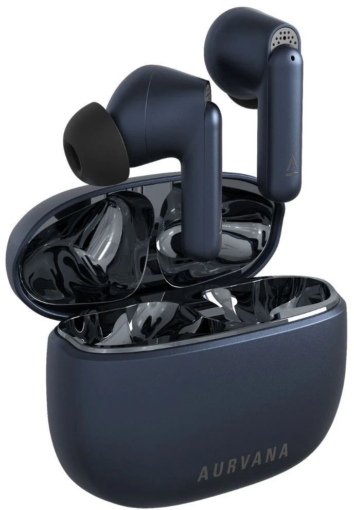 Creative Aurvana Ace Mimi Bluetooth 5.3 ANC belaidės ausinės mėlynos spalvos