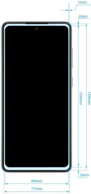 „Crong 7D Nano Flexible Glass“ – viso ekrano apsaugantis hibridinis 9H apsauginis stiklas „Samsung Galaxy A33 5G“ telefonui.