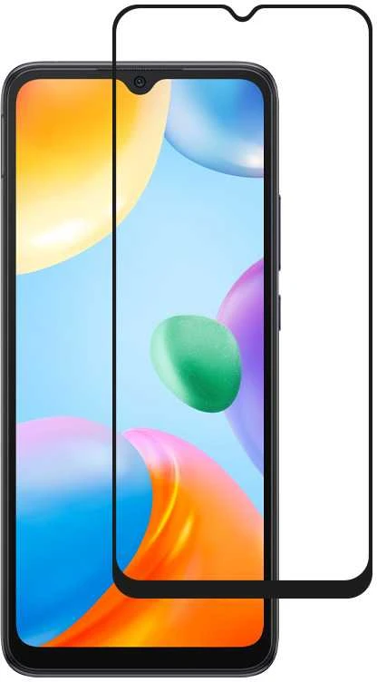 „Crong 7D Nano Flexible Glass“ – viso ekrano apsaugantis hibridinis 9H apsauginis stiklas „Samsung Galaxy M13“ telefonui.