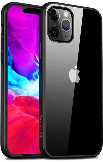 Crong Color Cover - Flexible dėklas skirtas Apple iPhone 12 Pro Max Mėlyna