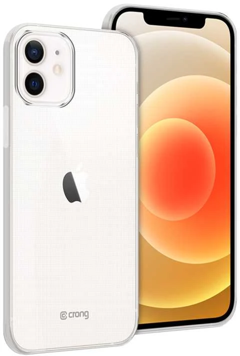 Crong Crystal Slim Cover - Protective dėklas skirtas Apple iPhone 12 / Apple iPhone 12 Pro clear