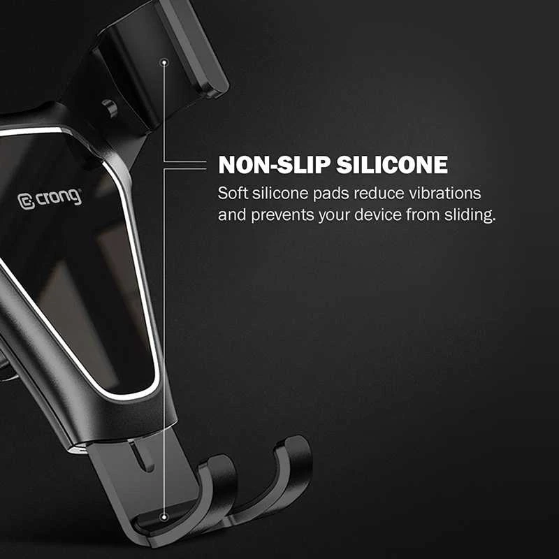 Telefono laikiklis Crong Gravity Auto-Clip 4,7–6,5"