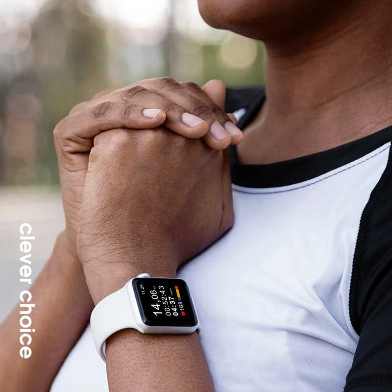 Crong Liquid – apyrankė skirta Apple Watch 44/45/46/49 mm baltas