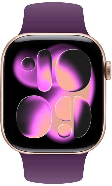 Crong Liquid - apyrankė skirta Apple Watch 38/40/41/42 mm plum