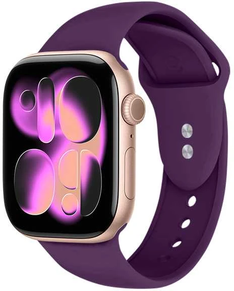 Crong Liquid - apyrankė skirta Apple Watch 38/40/41/42 mm plum