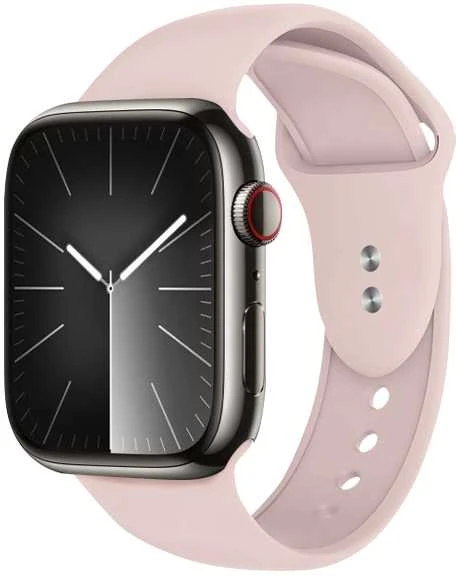 Crong Liquid – apyrankė skirta Apple Watch 38/40/41/42 mm sand pink