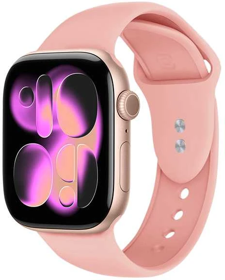 Crong Liquid - apyrankė skirta Apple Watch 38/40/41/42mm Salmon