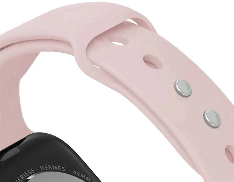 Crong Liquid – apyrankė skirta Apple Watch 38/40/41/42 mm sand pink