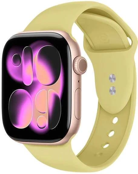 Crong Liquid - apyrankė skirta Apple Watch 38/40/41/42mm Straw
