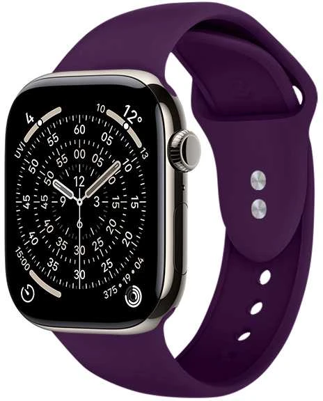 Crong Liquid - apyrankė skirta Apple Watch 44/45/46/49 mm plum