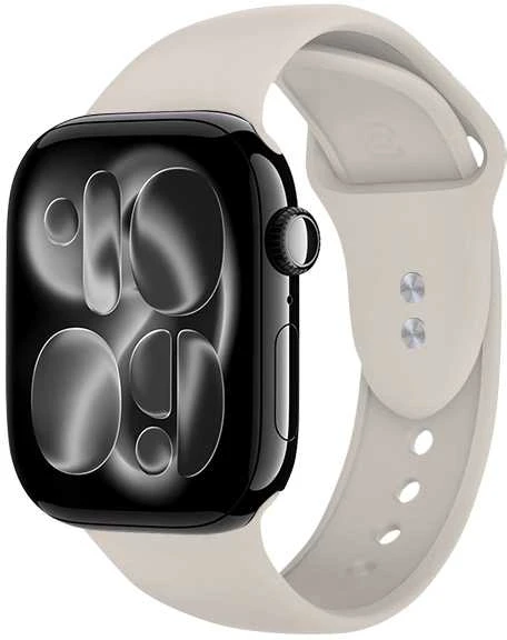 Crong Liquid – apyrankė skirta Apple Watch 38/40/41/42 mm stone beige