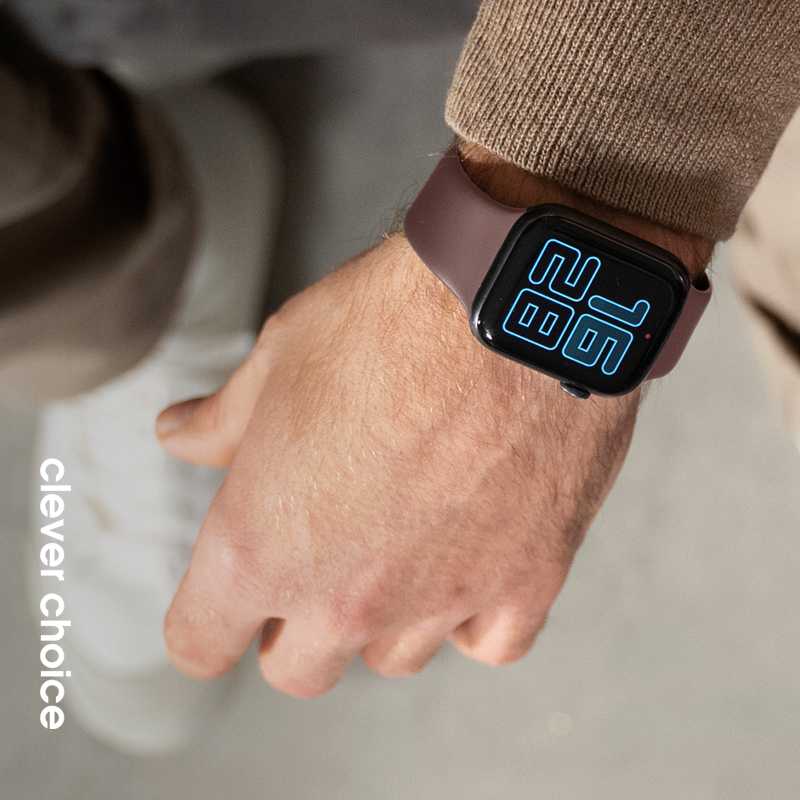 „Crong Liquid“ – dirželis, skirtas „Apple Watch“ 38/40/41/42 mm (rudas)