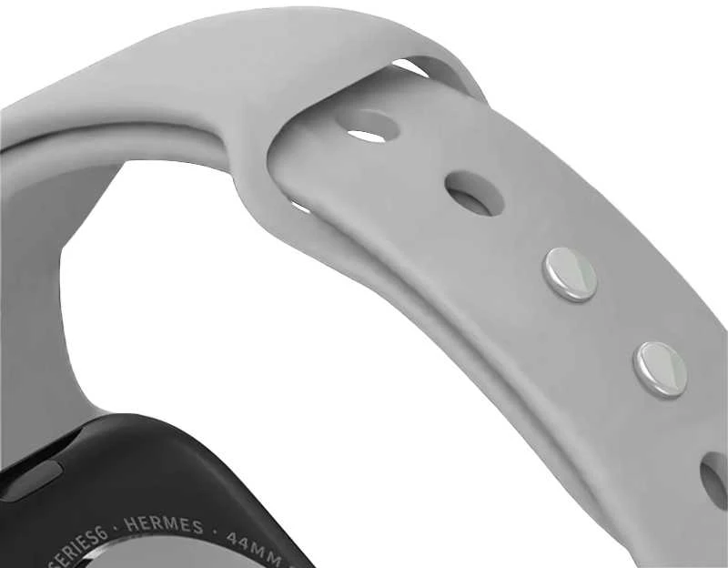 Išmaniojo laikrodžio Apple sportinis dirželis, Pilkos spalvos, 42/44mm