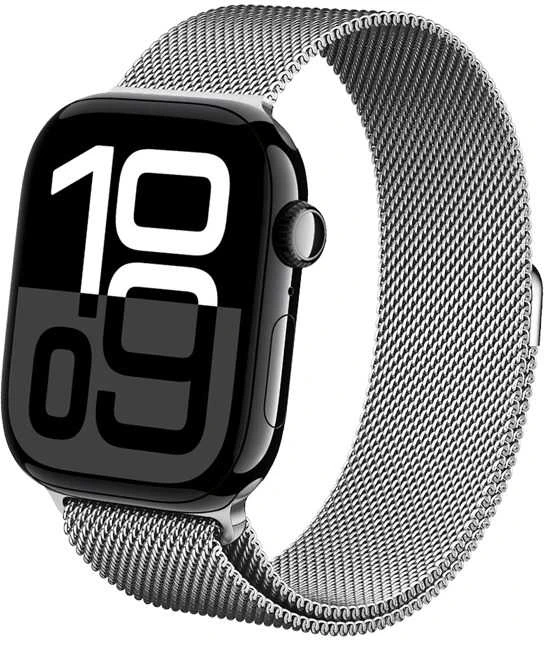 Išmaniojo laikrodžio Apple Watch metalinis dirželis, Sidabrinės spalvos, 42/44/45mm