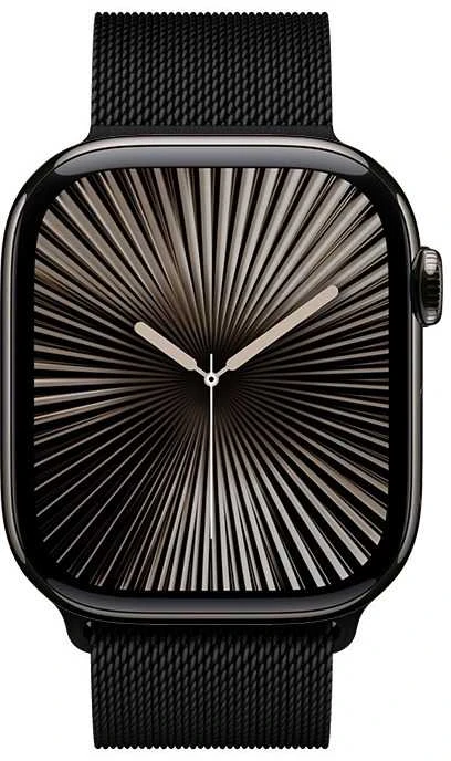 Crong Milano Steel – Nerūdijantis plienas strap for Apple Watch 44/45/46/49 mm (juodas)