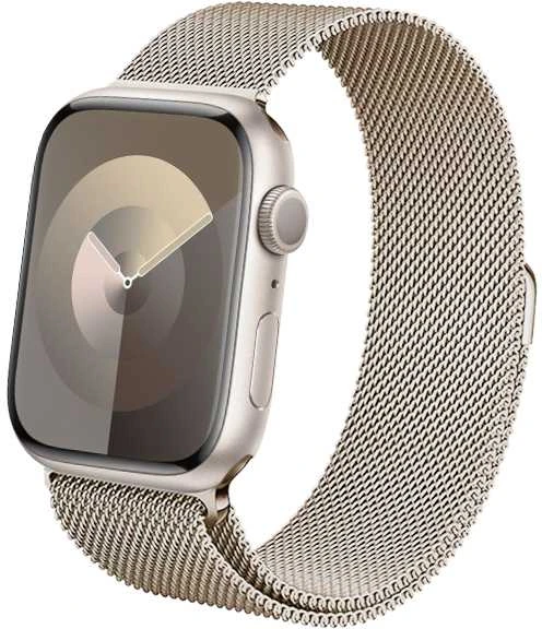 Crong Milano Steel – Nerūdijantis plienas apyrankė skirta Apple Watch 38/40/41/42 mm champagne