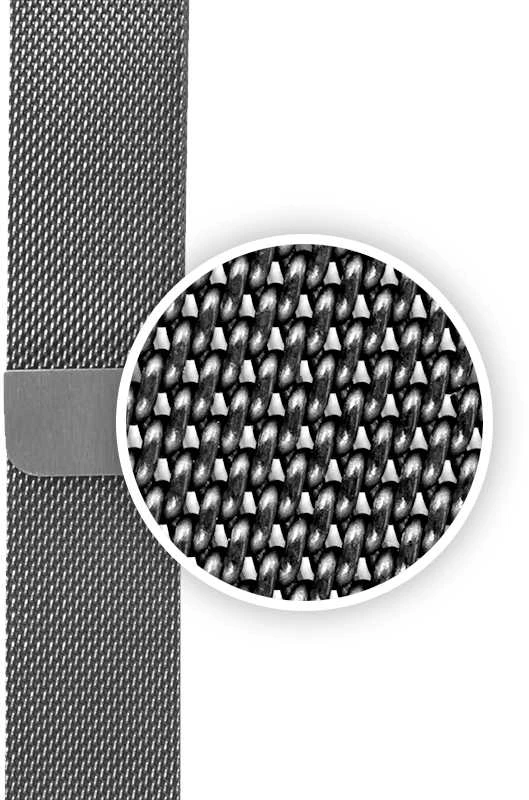 Išmaniojo laikrodžio Apple Watch metalinis dirželis, Sidabrinės spalvos, 42/44/45mm